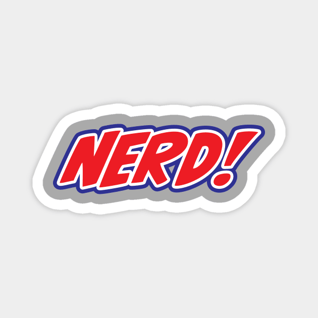 NERD Logo (Availability Constant) Magnet by Ed Johnson Presents NERD! Merch