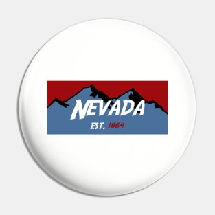 Nevada Mountains Pin