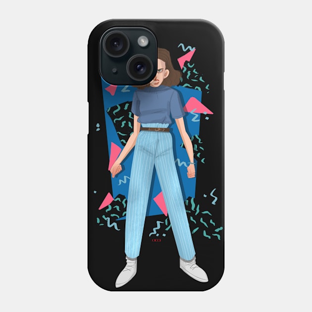 Stranger Things Eleven Phone Case by irisatakoyuncu