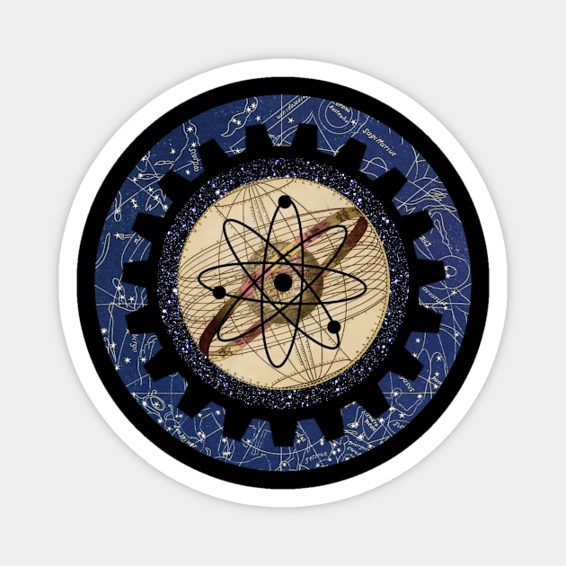 Celestial Steampunk Mechanics Magnet by Celtic Morrigan