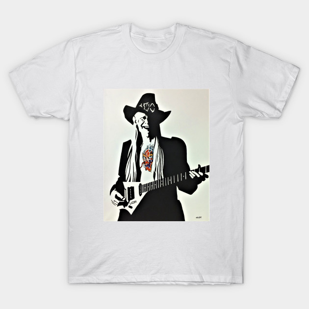 Screamin Demon Johnny Winter T Shirt Teepublic