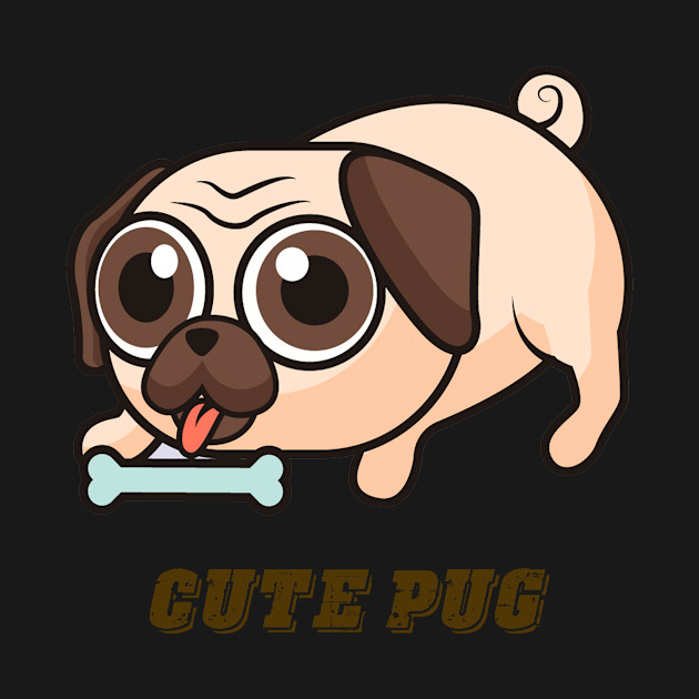 Disover Cute pug lover - Cute Pug Lover - T-Shirt