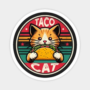 Tacocat Spelled Backwards Magnet