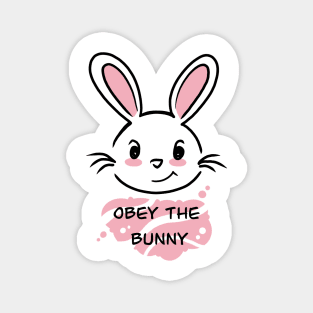 Obey the Bunny Magnet