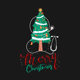 health worker merry christmas T-Shirt