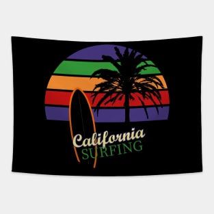 California Surfing Tapestry