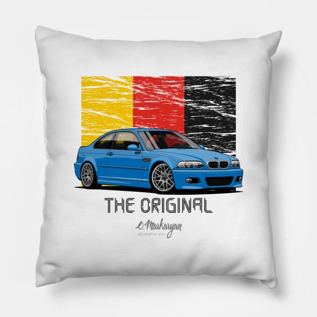 M3 E46 Pillow by Markaryan