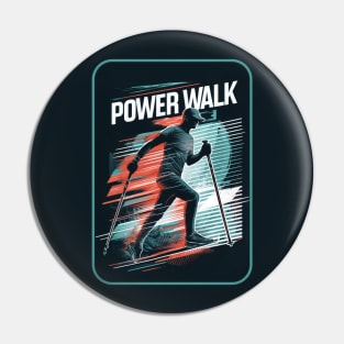 Nordic Walking  Power Walk Pin