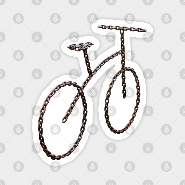 Chain Bicycle Magnet by dalyndigaital2@gmail.com