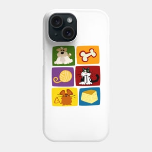 Dog, Cat, Mouse Phone Case