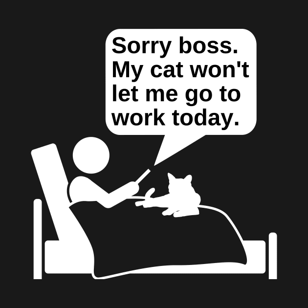 Sorry boss. My cat won't let me by Caregiverology