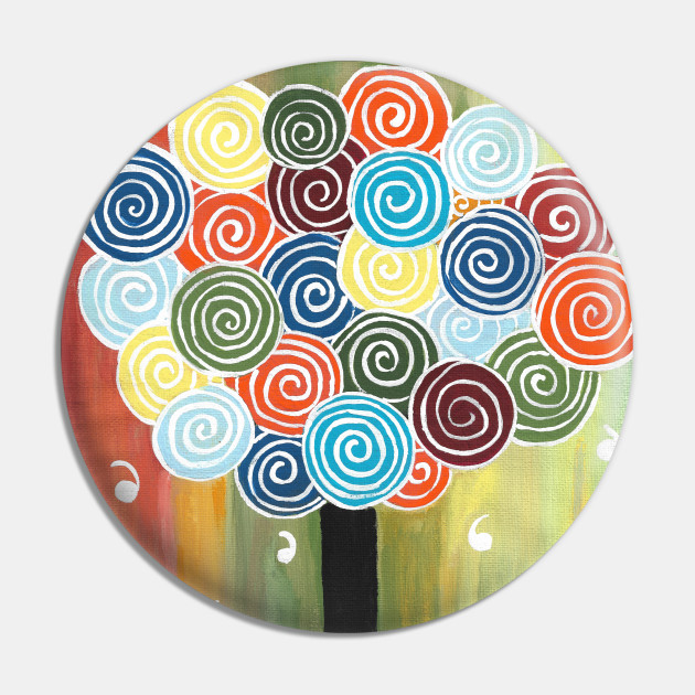The Lollipop Tree Whimsical Trees Pin Teepublic Au