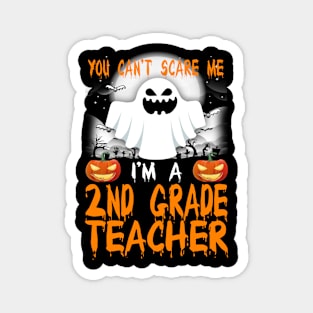 I'm a 2nd Grade Teacher Halloween Magnet