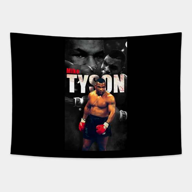 The Champ Mike Tyson Tapestry by Fit-Flex