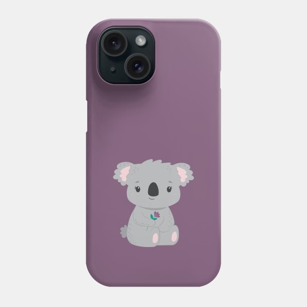 Koala Cutie Phone Case by FunUsualSuspects