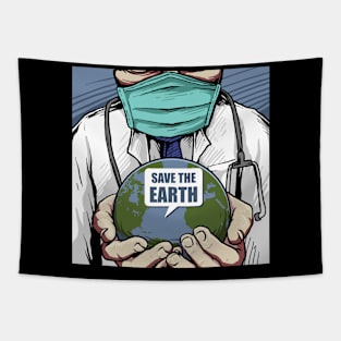 save the earth Tapestry