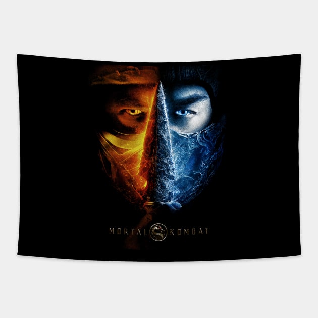 Mortal Kombat Sub-Zero Scorpion Tapestry by kaitokid