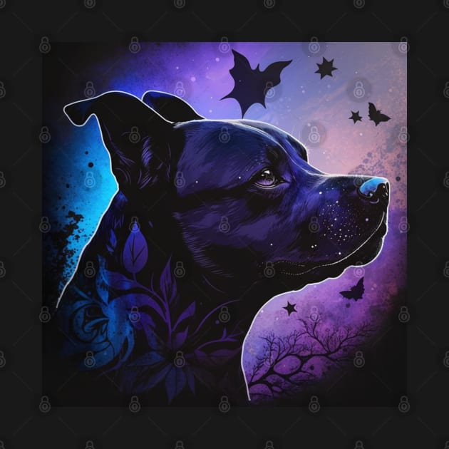 Staffy Illustration by Enchanted Reverie