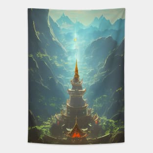 Legend's Kingdom - Video Game Style Art Tapestry