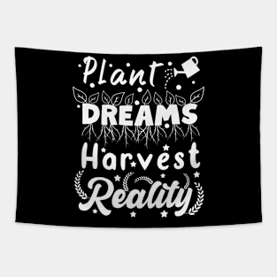 Plant Dreams Harvest Reality-inspirational Tapestry