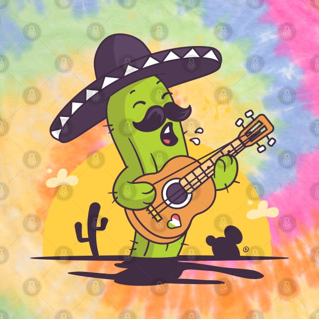 Mexican Mariachi Singing Cactus by zoljo