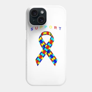 Autism Awareness Ribbon Phone Case