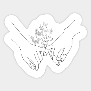 Pinky Promise Stickers Teepublic