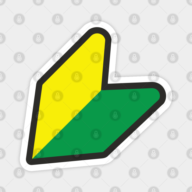 JDM Shoshinsha Beginner Driver Logo Mark Symbol Jdm Beginner Logo