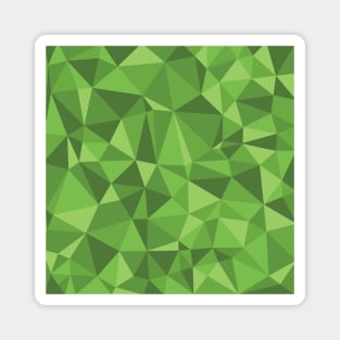 Green Triangles Magnet