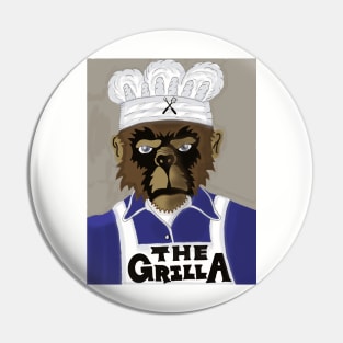 The Grilla gorilla Pin