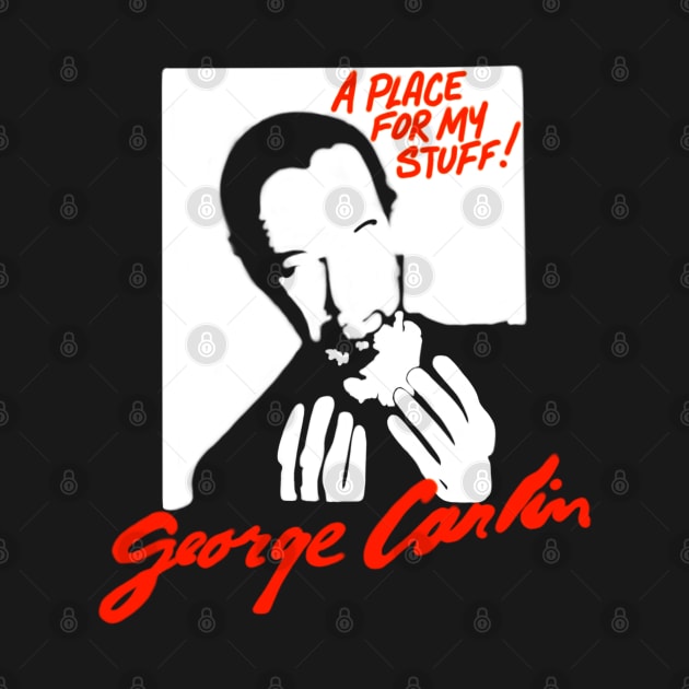 George Carlin Comedian by KnockDown