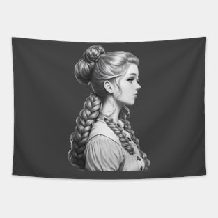 Braided hairstyle Fashion Tapestry