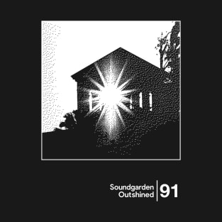 Soundgarden - Outshined / Minimalist Style Graphic Design T-Shirt