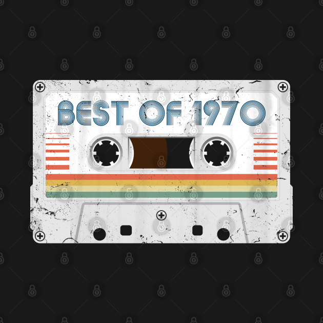 Best of 1970 50th Birthday Vintage Cassette Tape - 50 Years Old ...