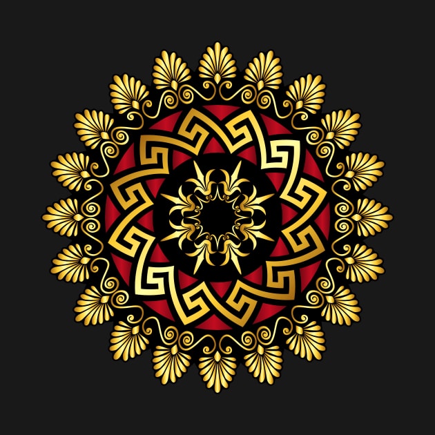 Copy of Gold Greek ornament Meander by kavalenkava