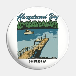 Vintage Horsehead Bay Gig Harbor Pin