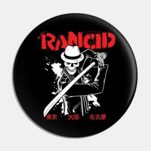 The Sword Skull Man Of Punk Rock Pin