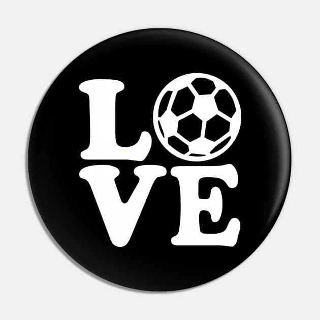 Soccer love Pin by Designzz