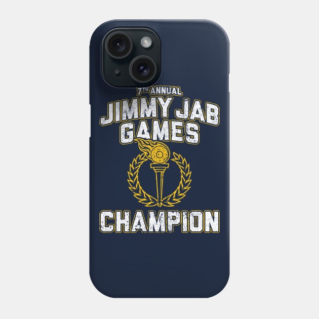 Jimmy Jab Games Champion Phone Case by huckblade