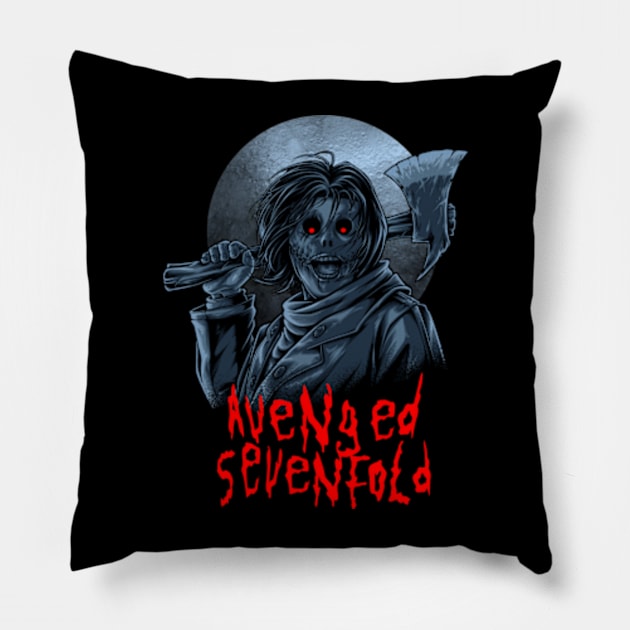 AVENGED KILLER Pillow by TOSSS LAB ILLUSTRATION