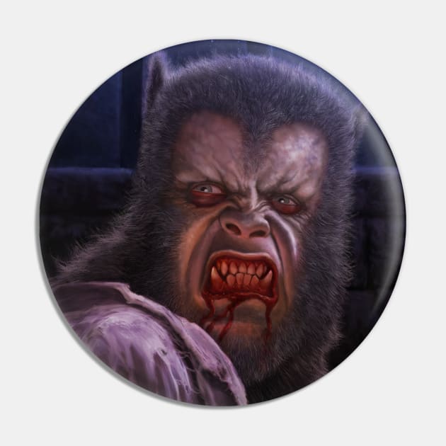 Curse of the Werewolf Pin by Ostrander