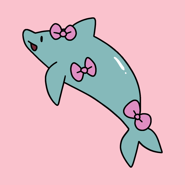 Dolphin Covered in Pretty Bows by saradaboru