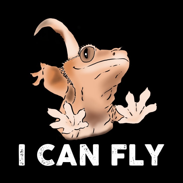 Funny Gecko, Crested Gecko, Flying Gecko by sockdogs