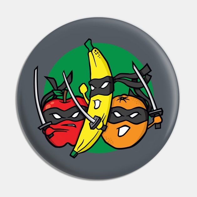 Fruits Fight Back Pin by DetourShirts