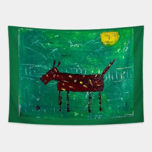 Red Dog Tapestry