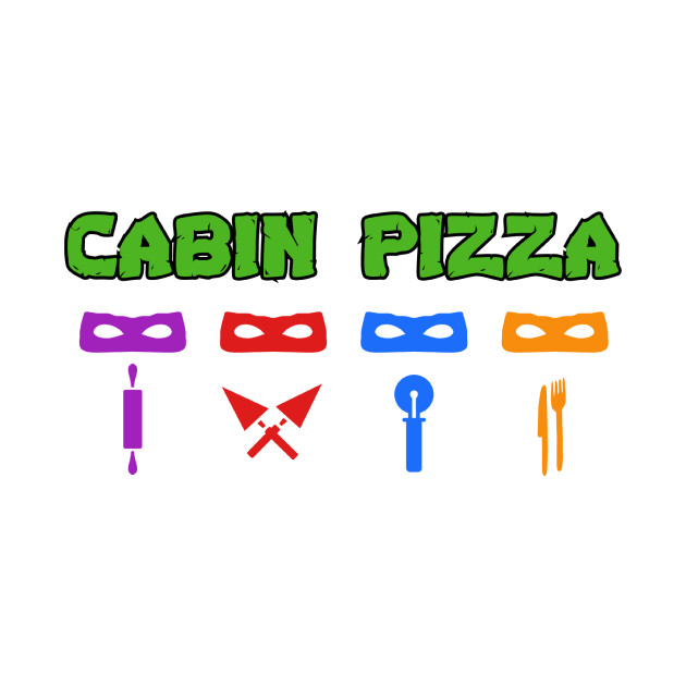 Cabin Pizza Turtles by Cabin Pizza Merchandise