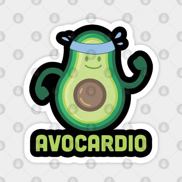 Avocardio Magnet by indigosstuff