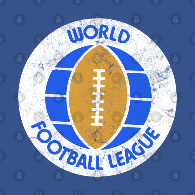 Discover World Football League / Retro 70s Vintage Look Design - Football - T-Shirt