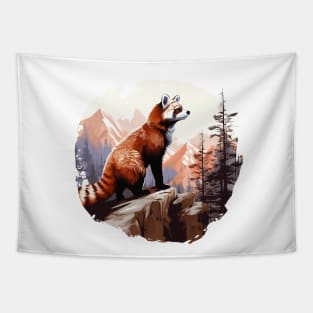 Red Panda In Nature Tapestry