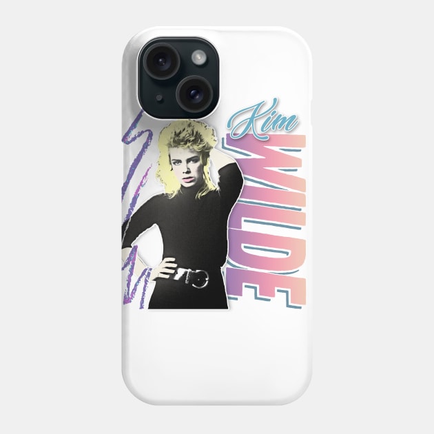 Kim Wilde Retro 80s Aesthetic Design Phone Case by DankFutura